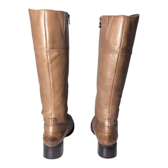 FRANCO SARTO Chipper Tall Leather Riding Boot Size 8M-WC - Picture 5 of 9